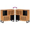 vidaXL Buffet 80x34x75 cm bois d'acacia massif