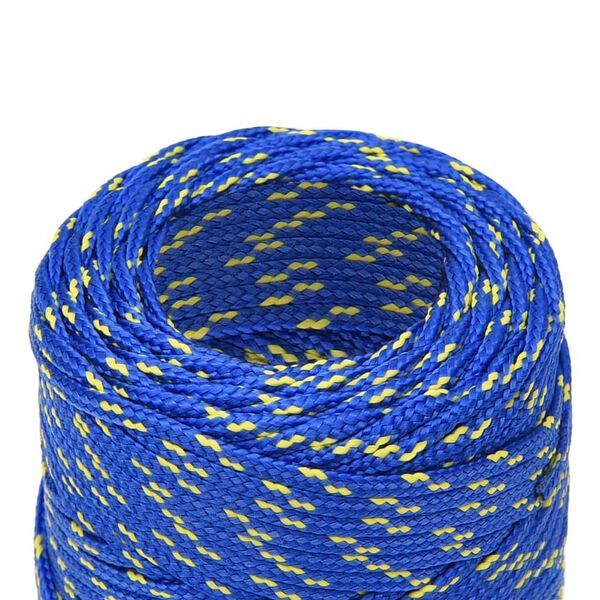 vidaXL Corde de bateau Bleu 2 mm 250 m Polypropyl&egrave;ne