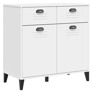vidaXL Buffet VIKEN blanc 80x40x80 cm bois d'ing&eacute;nierie