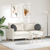 vidaXL Coussins de si&egrave;ge 2 pcs Gris fonc&eacute; &Oslash; 40 cm
