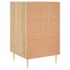vidaXL Table de chevet ch&ecirc;ne sonoma 40x40x66 cm bois d'ing&eacute;nierie