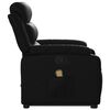 vidaXL Fauteuil inclinable de massage Noir Similicuir