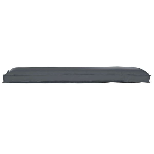 vidaXL Coussin Anthracite 150 x 40 x 8 cm Tissu Oxford