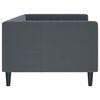 vidaXL Lit de repos gris fonc&eacute; 90x190 cm velours
