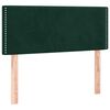 vidaXL Sommier &agrave; lattes de lit avec matelas Vert fonc&eacute; 90x200 cm