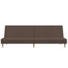 vidaXL Canap&eacute;-lit &agrave; 2 places Taupe Tissu