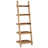 vidaXL &Eacute;tag&egrave;re &agrave; &eacute;chelle Marron 75x37x205 cm Bois de manguier solide