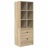 vidaXL Bureau avec tiroir 2 pcs Ch&ecirc;ne Sonoma
