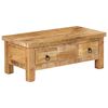 vidaXL Table basse 90x45x35 cm Bois de manguier massif