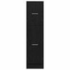 vidaXL Cabinet de Pharmacie Ch&ecirc;ne noir 30 x 41 x 118 cm
