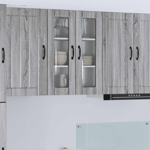 vidaXL Armoire de cuisine Gris Sonoma 60 x 31 x 80 cm