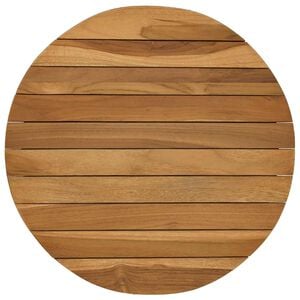 vidaXL Plateau de table &Oslash; 40 x 3,5 Rond Bois de teck massif Naturel