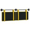 vidaXL T&ecirc;te de lit suspendue Jaune 130 x 55 x 5 cm Velours