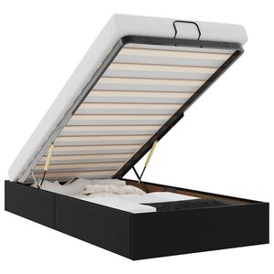 vidaXL Cadre de lit ottoman sans matelas noir 80x200 cm similicuir