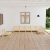 vidaXL Salon de jardin 7 pcs bois de pin massif