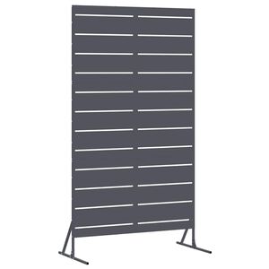 vidaXL &Eacute;cran de confidentialit&eacute; 100 x 50 x 180 cm Acier Anthracite