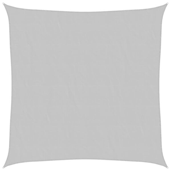 vidaXL Voile d'ombrage gris clair 3x3 m 100% polyester oxford