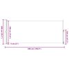 vidaXL Auvent lat&eacute;ral r&eacute;tractable de patio 200x500 cm Noir