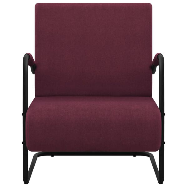 vidaXL Fauteuil Violet Tissu