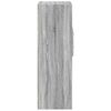 vidaXL Buffet haut sonoma gris 40x42,5x124 cm bois d'ing&eacute;nierie