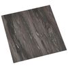 vidaXL Planches de sol Gris fonc&eacute; 5,11 m&sup2; 55 pc PVC