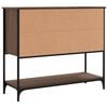 vidaXL Buffet ch&ecirc;ne marron 100x36x85 cm bois d'ing&eacute;nierie