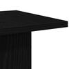 vidaXL Supports de haut-parleur 2 pcs Ch&ecirc;ne noir 30 x 30 x 95 cm
