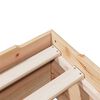 vidaXL Cadre de lit sans matelas empilable 80x200 cm bois massif