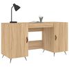 vidaXL Bureau ch&ecirc;ne sonoma 140x50x75 cm bois d'ing&eacute;nierie