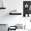vidaXL &Eacute;tag&egrave;re murale flottante noir 40x23x3,8 cm MDF