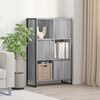 vidaXL Biblioth&egrave;que Gris Sonoma 68 x 30 x 108.5 cm Bois d'ing&eacute;nierie