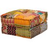 vidaXL Pouf modulaire à 2 places Patchwork Tissu