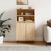 vidaXL Buffet haut Ch&ecirc;ne sonoma 60x36x110 cm Bois d'ing&eacute;nierie