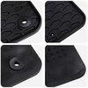 vidaXL Tapis de voiture 3 pcs Noir Adapt&eacute; pour VW T5 2010-2015