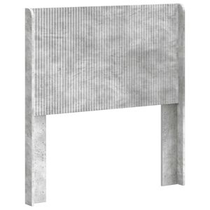 vidaXL T&ecirc;te de lit Gris b&eacute;ton Bois d'ing&eacute;nierie