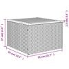 vidaXL Salon de jardin avec coussins 14 pcs beige r&eacute;sine tress&eacute;e