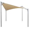 vidaXL Chapiteau en voile d'ombre 4 x 4 m