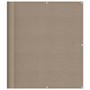 vidaXL &Eacute;cran de balcon taupe 120x1000 cm 100% polyester oxford