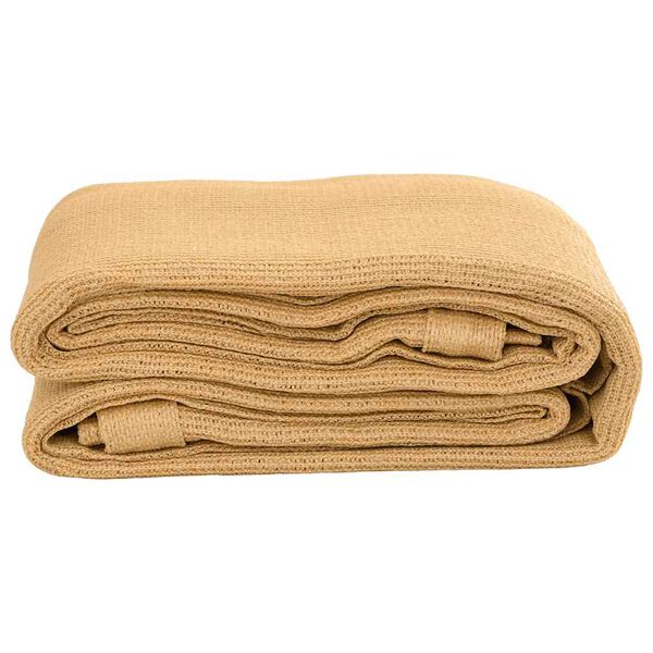 vidaXL Tapis de tente sable 250x350 cm PEHD