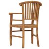 vidaXL Ensemble &agrave; manger de jardin 3 pcs Bois de teck solide