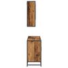 vidaXL Ensemble de mobilier de salle de bain 2 pcs Bois Ancien
