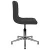 vidaXL Chaises pivotantes &agrave; manger lot de 4 noir velours