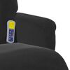 vidaXL Fauteuil de massage inclinable Noir 91 x 71 x 105 cm Velours