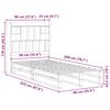 vidaXL Lit biblioth&egrave;que sans matelas 90x200 cm bois de pin massif