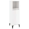 vidaXL Ensemble de meubles de salle de bain 4 pcs blanc brillant