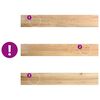 vidaXL Appuis de fen&ecirc;tre 2 pcs non trait&eacute; 160x25x2cm bois ch&ecirc;ne massif