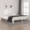 vidaXL Cadre de lit sans matelas blanc 180x200 cm