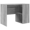 vidaXL Bureau d'angle avec tiroir Gris Sonoma 102 x 88 x 75 cm