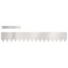 vidaXL Bordure de Pelouse 10 pcs Argent 100 x 0,05 x 15 cm