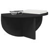 vidaXL &Eacute;tag&egrave;re Murale Noir 38 x 19 x 19 cm Bois d'ing&eacute;nierie